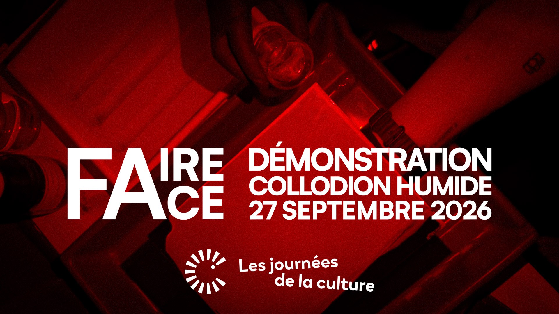 Démonstration de collodion humide, 27 septembre 2026, Journées de la culture